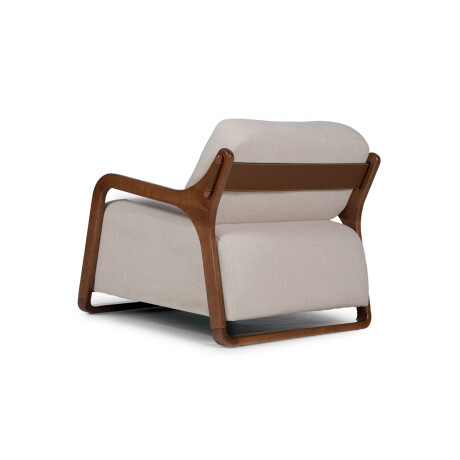 Butaca Vogue Agatha - Tela Rústica Beige (4F)