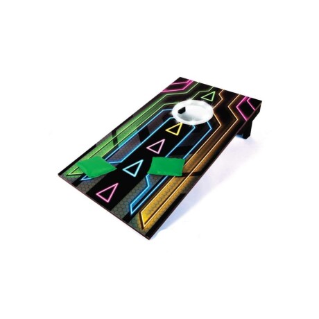 Juego De Mesa Cornhole Electrónico 51508 Neon Series Ub NEGRO