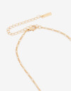 Cadena Corta con Dije Perla Cadena Con Dije De Moño - Dorado