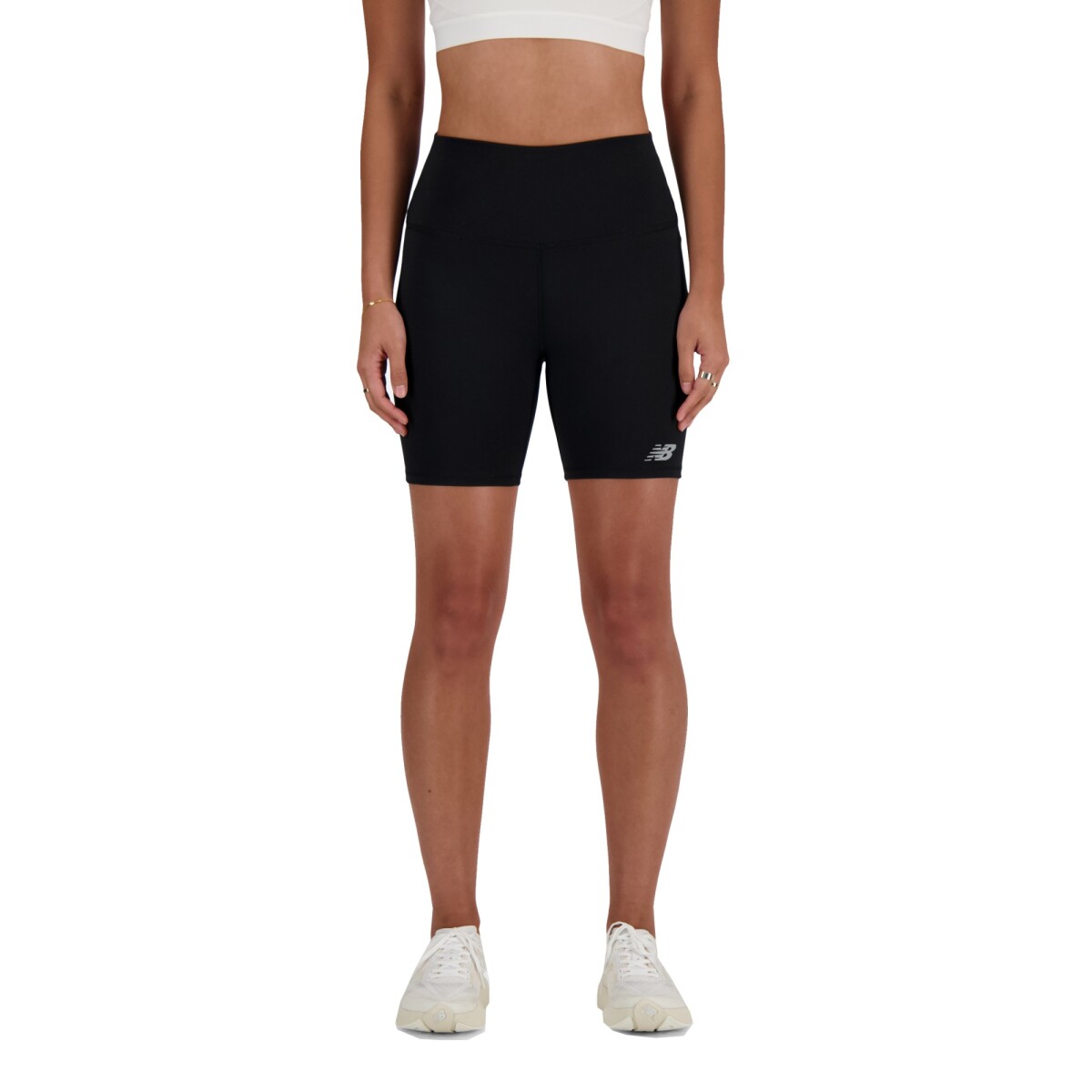 Short New Balance de Dama - 6 INCH BIKE SHORT - WS41114BK - BLACK 