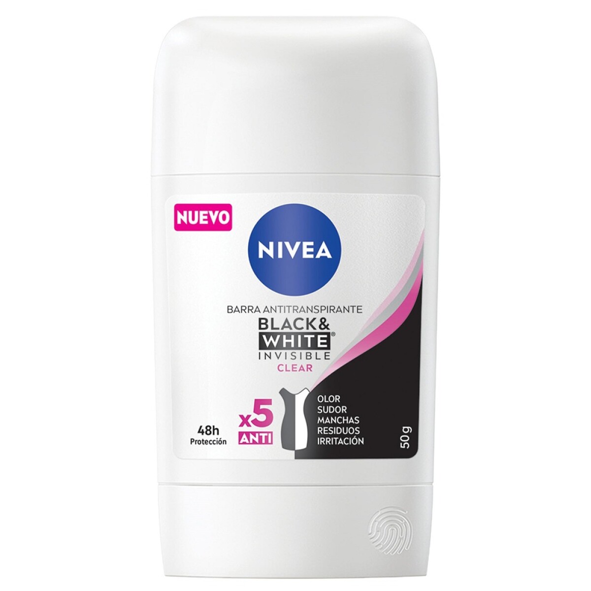 Desodorante En Barra Nivea Fem Invisible Clear 50ml 