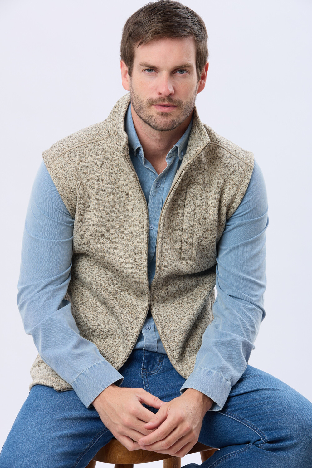 CHALECO FELPA ESPECIAL Beige