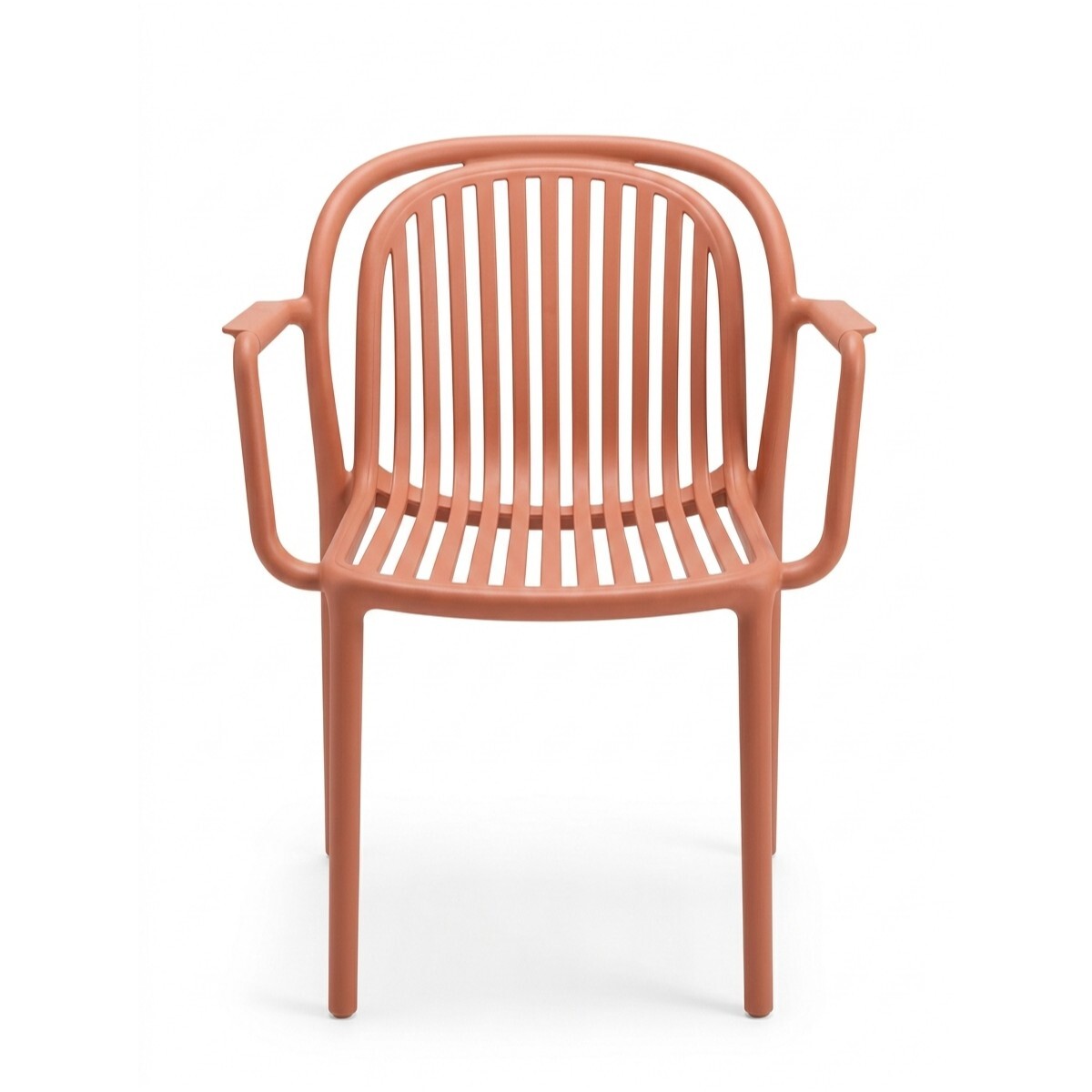 SILLA PLAST REJILLA TERRACOTA P/JARDIN 