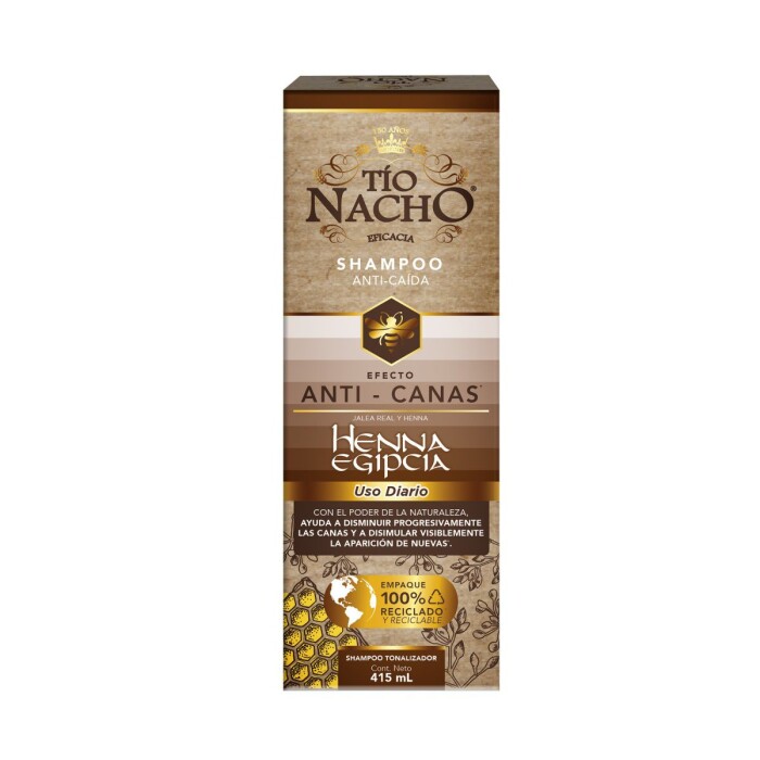 TIO NACHO SHA ANTICANAS CON HENNA 415 ML única