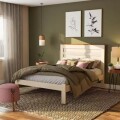 CAMA 2 PLAZAS DALLAS - BLANCO/MIEL CAMA 2 PLAZAS DALLAS - BLANCO/MIEL