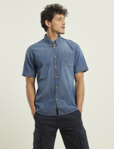 012469 CAMISA HARRY Azul