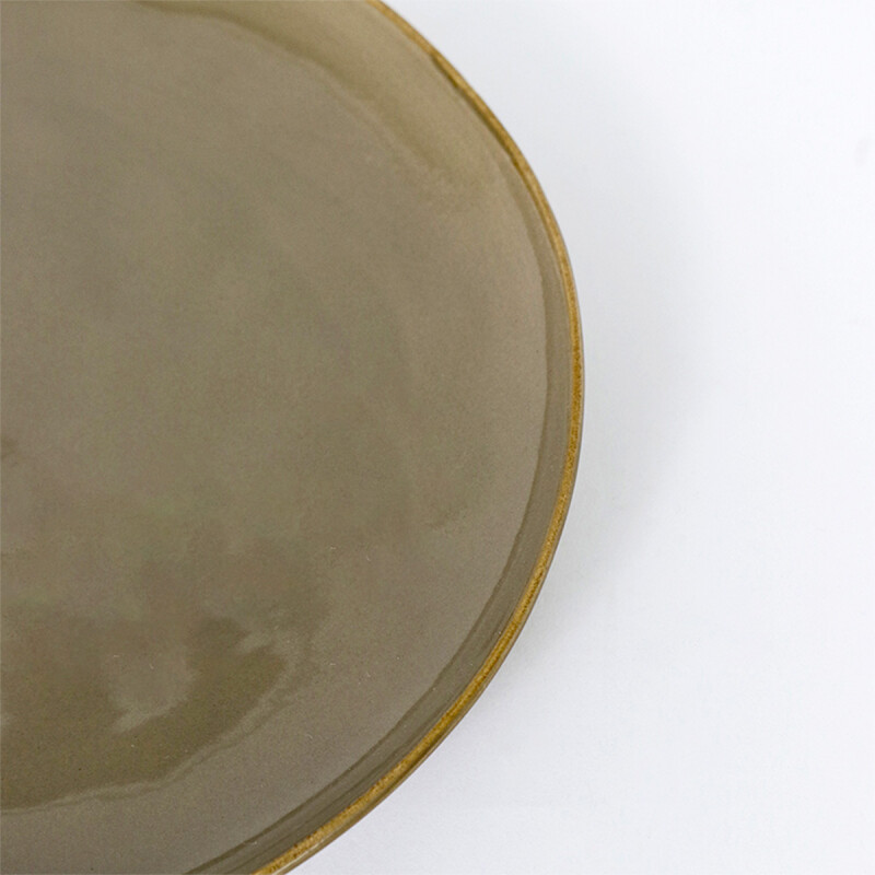 PLATO PLAYO CERAMICA BEIGE 27CM Unica