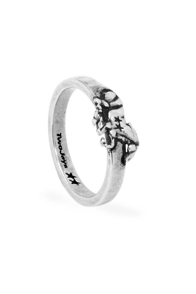 Big Icon Galloping Ring Plata