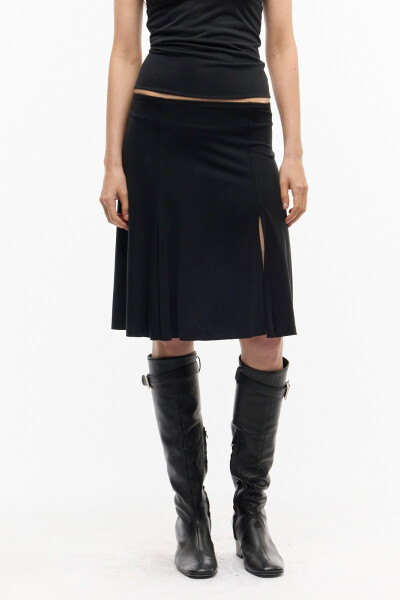 POLLERA MIDI AGNES Negro