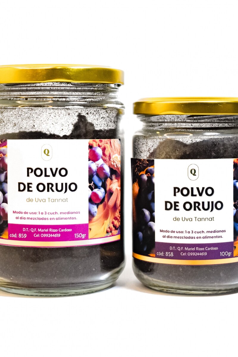 Polvo de Orujo de Uva Tannat 100gr Polvo de Orujo de Uva Tannat 100gr