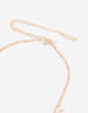 Collares Cortos Perla Collar Corto Metal Perla Sintética - Dorado