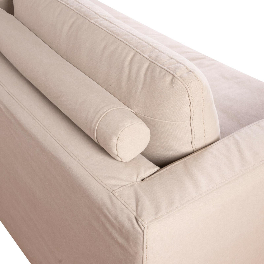 SOFÁ 3 CUERPOS TELA NATURAL-BEIGE NUNU BEIGE