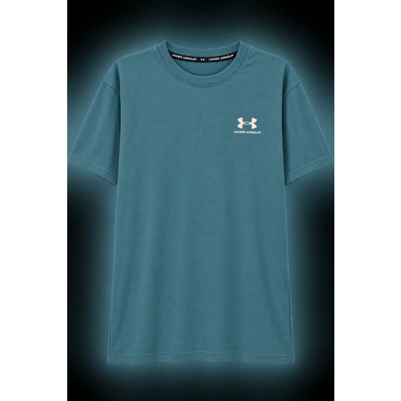 Remera Under Armour M Logo EMB Heavyweight SS 1373997-466 Remera Under Armour M Logo EMB Heavyweight SS 1373997-466