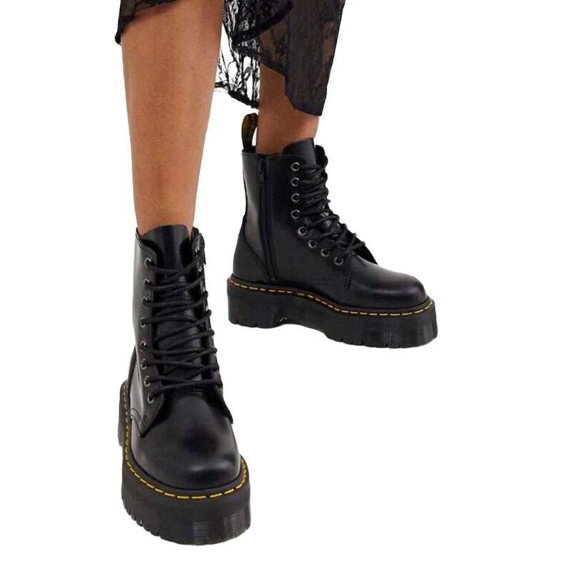 Botas Dr. Martens Jadon Smooth - Negro Botas Dr. Martens Jadon Smooth - Negro