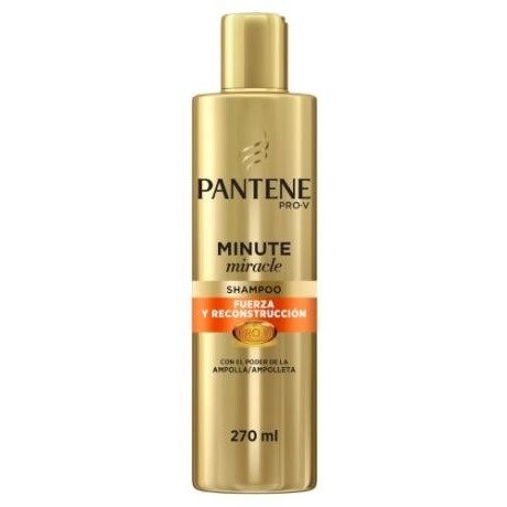 Shampoo Pantene Minute Miracle Fuerza y Reconstrucción 270ml Shampoo Pantene Minute Miracle Fuerza y Reconstrucción 270ml
