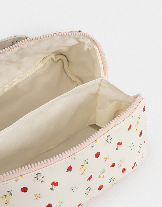 Porta Cosméticos Portacométicos Valija Flores - Estampado Flores