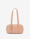 City Cartera City Efecto Croco - Rosa Claro