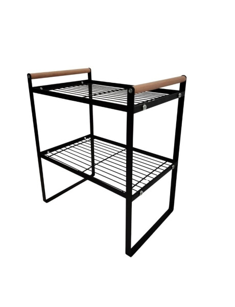 ESTANTE ORGANIZADOR 2 NIVELES 33x21x37CM HASTA 15KG MADERA/METAL ESTANTE ORGANIZADOR 2 NIVELES 33x21x37CM HASTA 15KG MADERA/METAL
