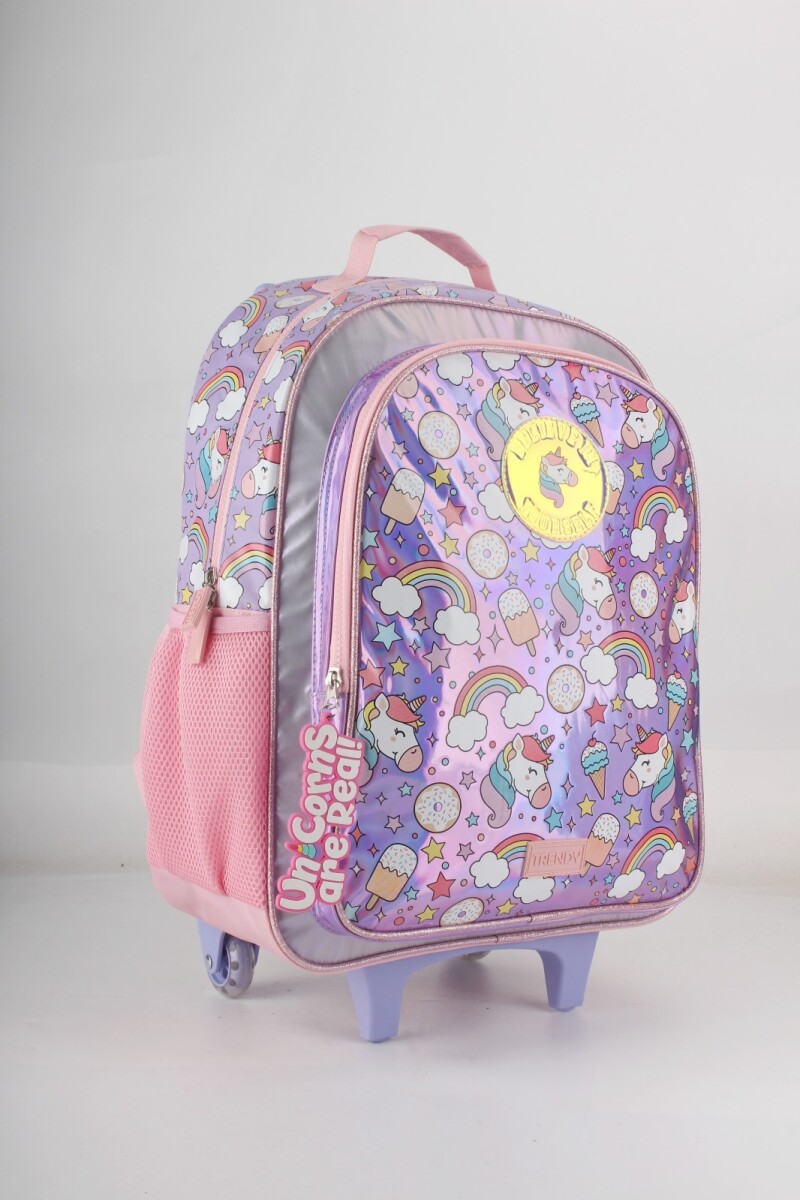 Mochila con carrito Trendy Rosado