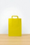 Bolsa lisa acuario 22x10x30 cm AMARILLO