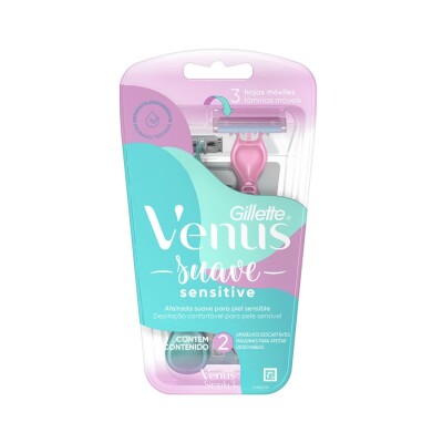 Afeitadora Venus Simply Sensitive 2 Uds. Afeitadora Venus Simply Sensitive 2 Uds.