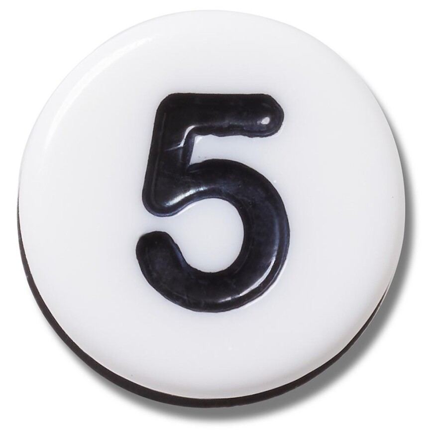Jibbitz Number Five Tiny Friendship Multicolor