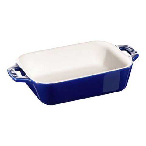 STAUB FUENTE HORNO PEQ 14 X 11 CM RECT AZUL CERAM STAUB FUENTE HORNO PEQ 14 X 11 CM RECT AZUL CERAM