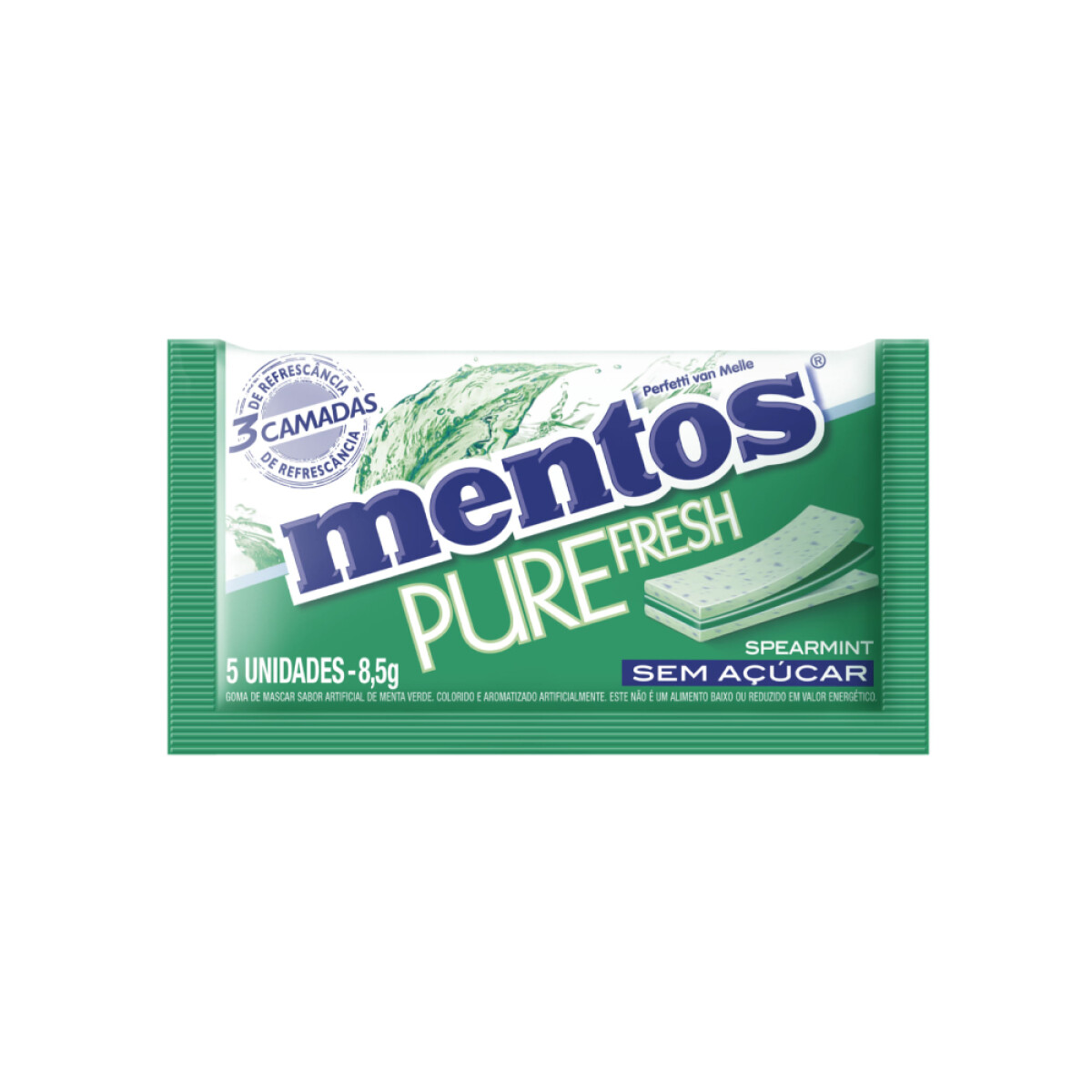 Mentos Gum 3d Spearmint 