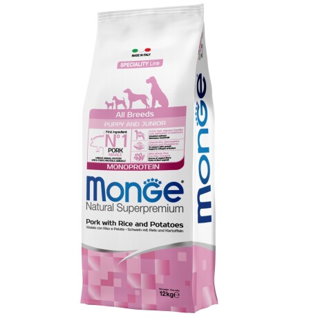 MONGE PERRO CACHORRO PORK 12 KG Monge Perro Cachorro Pork 12 Kg