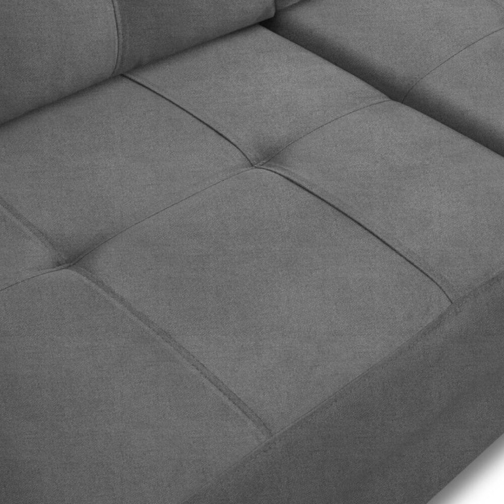Sillón 3 Cuerpos en tela de Lino - Palazio Gris