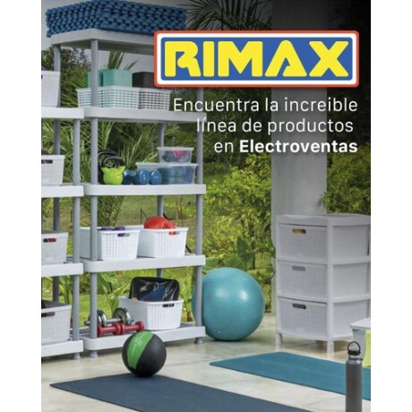 Canasta Multiuso con Tapa y Asas Rimax Fique 13.5 Litros Gris hielo