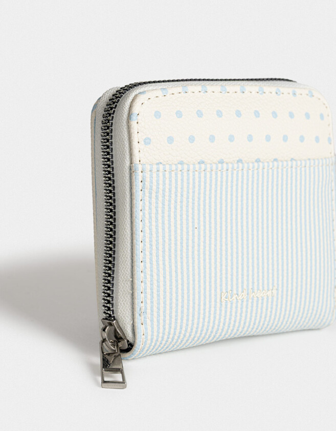 Billetera Billetera Cuerina Rayada - Estampado Rayas