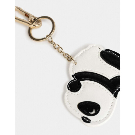 Llavero Y Charm Osito Panda De Pu Combinacion Bicolor