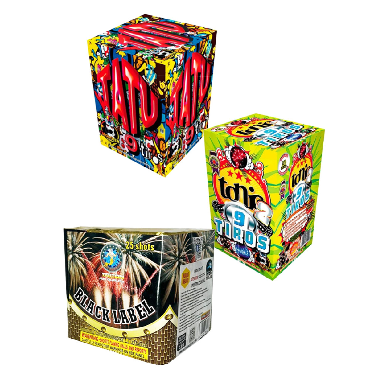 COMBO UFO 03 BLACK LABEL + TONIC 2 + TATU 