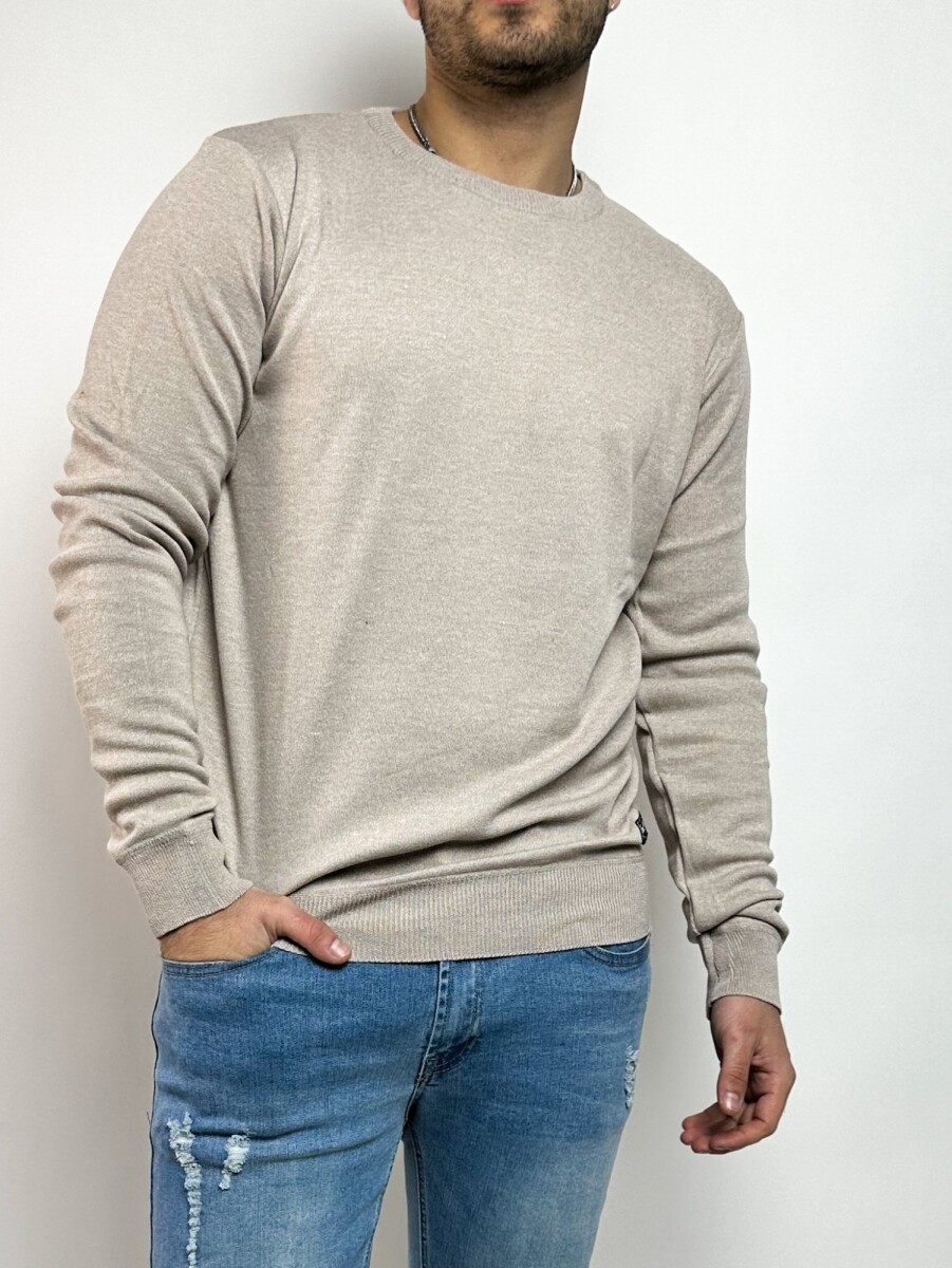 Sweater tejido Sigur - Beige 
