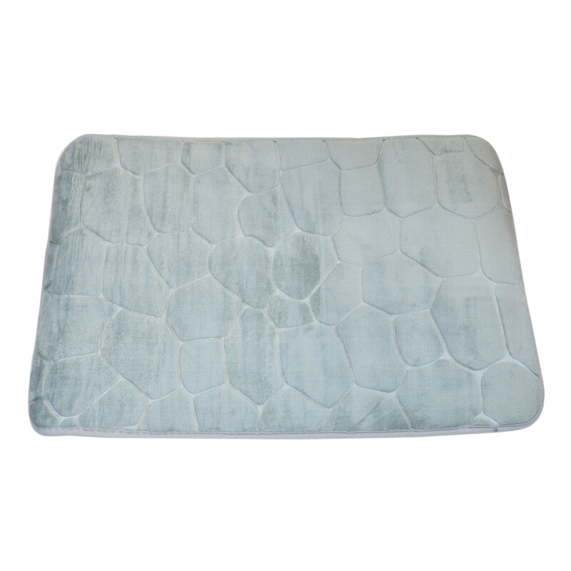 Alfombra de baño 45 x75 diseño piedras GRIS