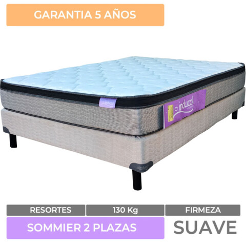 Sommier Inducol Pocket Firm Resortes 2 Plazas 140x190x24 140k Sommier Inducol Pocket Firm Resortes 2 Plazas 140x190x24 140k