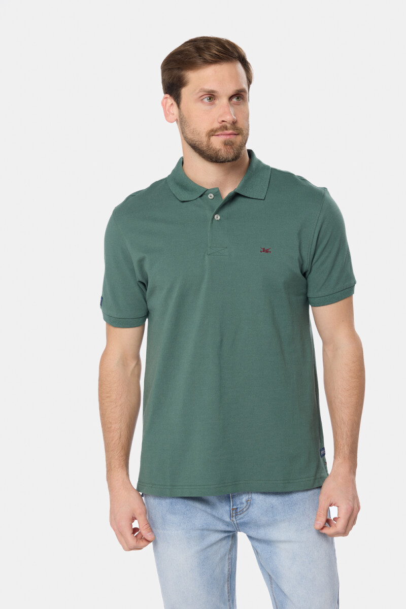 REMERA POLO PIQUE - Verde 