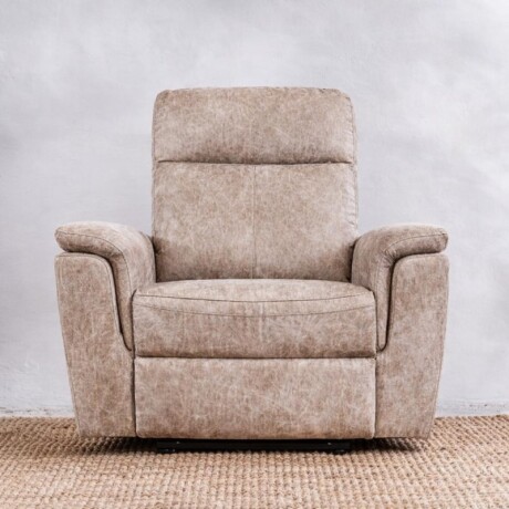 Sillón Reclinable Thomas 1 Cuerpo Beige Beige