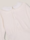 Body Manga Larga Cuello Peter Pan Blanco
