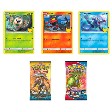 Pokémon TCG: First Partner Pack Collector's Booster (Alola) [Inglés] Pokémon TCG: First Partner Pack Collector's Booster (Alola) [Inglés]
