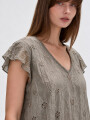 Vestido Tieor Gris Oscuro