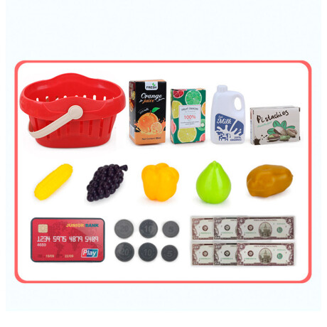 Caja Registradora Juguete Con Scanner Luz Y Sonido + Accesorios Jug019004