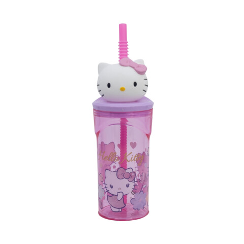 Vaso Alto con Forma 3D Hello Kitty 18 cm 360ml U