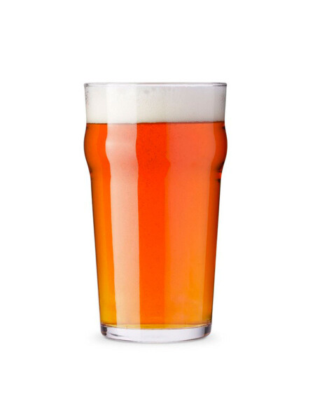 VASO CERVECERO PINTA PACK X 12 TRANSPARENTE