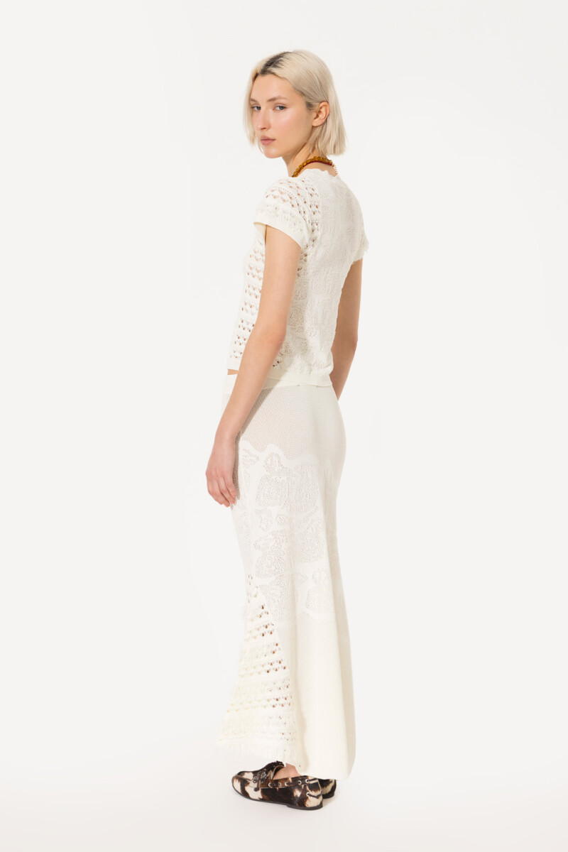 POLLERA CERISE Beige