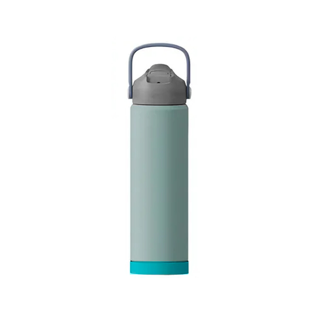 Botellas térmicas de acero inoxidable con asa y colores pastel 1000ML - Azul Claro 