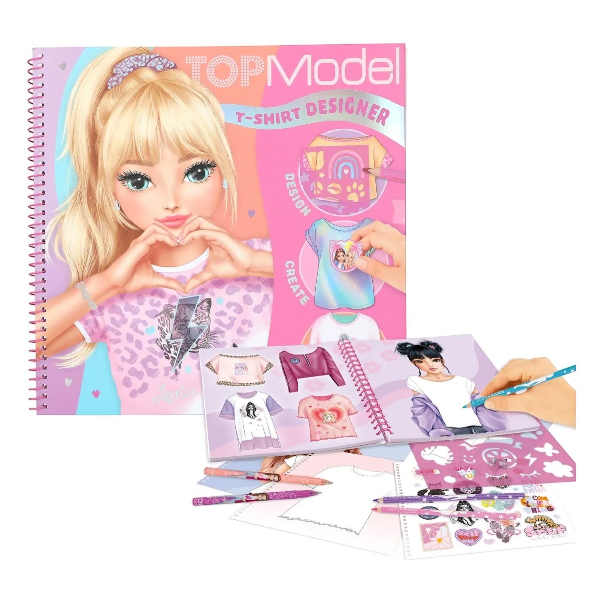 Libro de Stickers Camisetas Top Model 