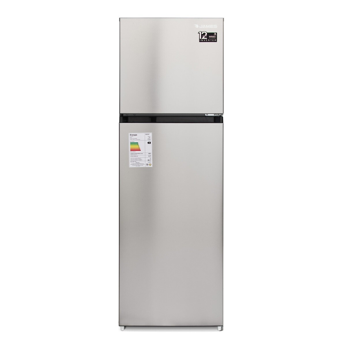 Heladera James Rj 301 Inox Frio Seco Color Plateado 