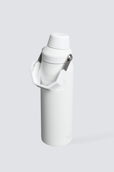 Botella IceFlow Stanley con tapa de flujo rápido | 24 oz Blanco
